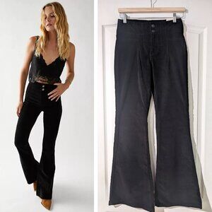 FP We The Free | Jayde High Rise Corduroy Flare In Carbon Beluga